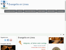 Tablet Screenshot of evangelioenlinea.org